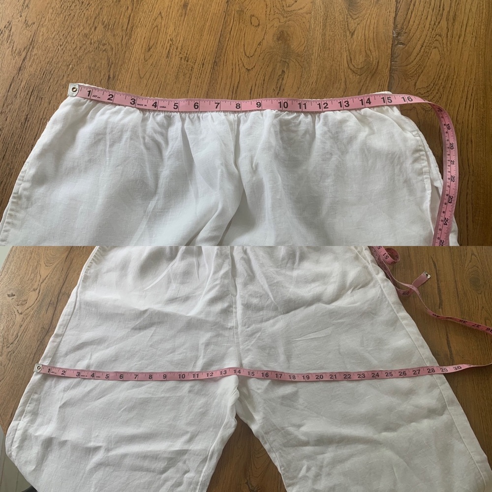 Clay Get Comfortable Cropped Linen Pants - Picture 7 of 7